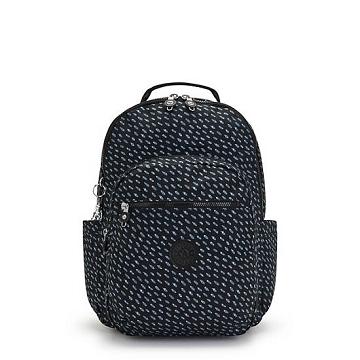 Kipling Seoul Large Printed 15" Backpack Laptop Bags Ultimate Dots | AU 1662MQ